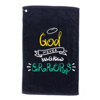 God Never Makes Errors Golf Towel