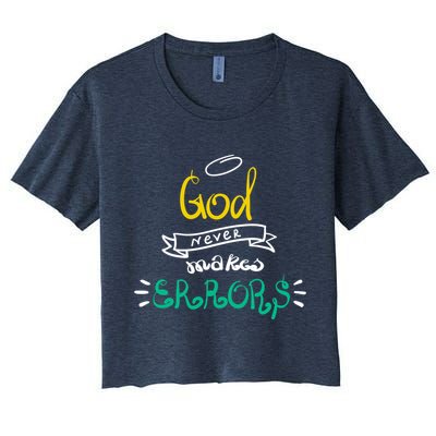 God Never Makes Errors Crop Top
