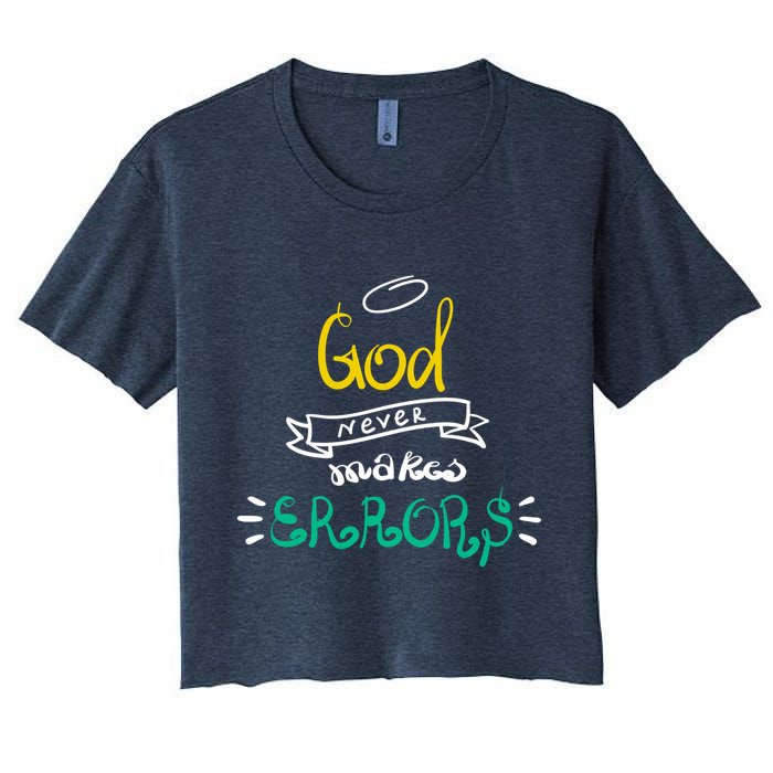 God Never Makes Errors Crop Top