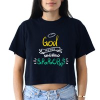 God Never Makes Errors Crop Top
