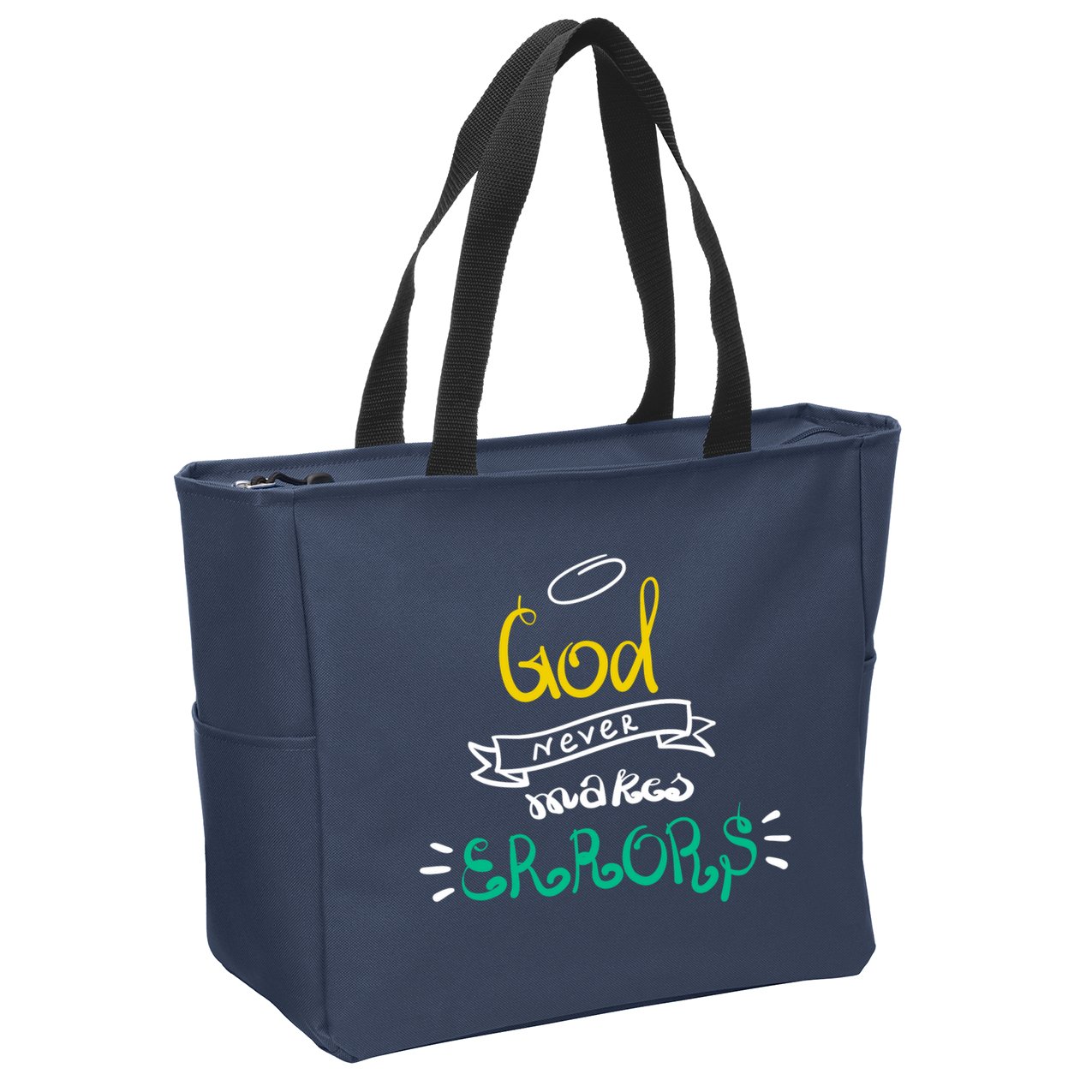 God Never Makes Errors Zip Tote Bag