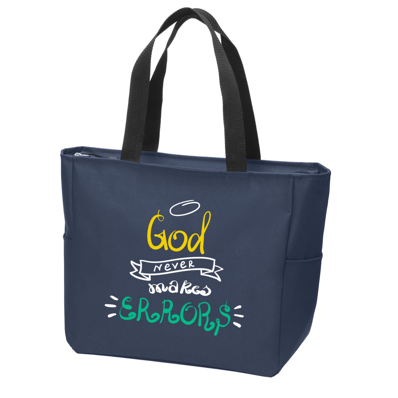 God Never Makes Errors Zip Tote Bag