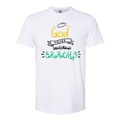 God Never Makes Errors Softstyle CVC T-Shirt