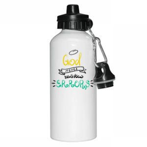 God Never Makes Errors Aluminum Water Bottle