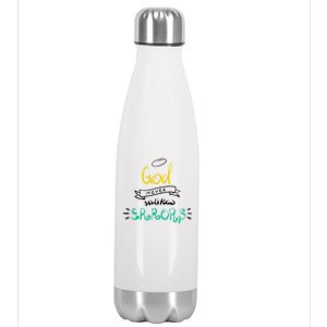 God Never Makes Errors Stainless Steel Insulated Water Bottle