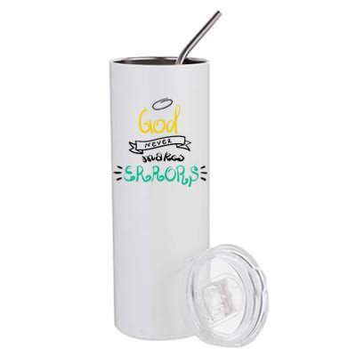 God Never Makes Errors Stainless Steel Tumbler