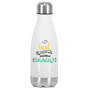 God Never Makes Errors Stainless Steel Insulated Water Bottle