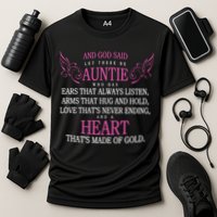 God Said Let There Be Auntie Cooling Performance Crew T-Shirt