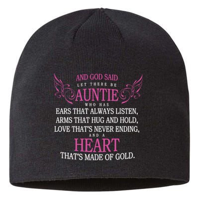 God Said Let There Be Auntie Sustainable Beanie