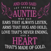 God Said Let There Be Auntie 25L Jumbo Tote