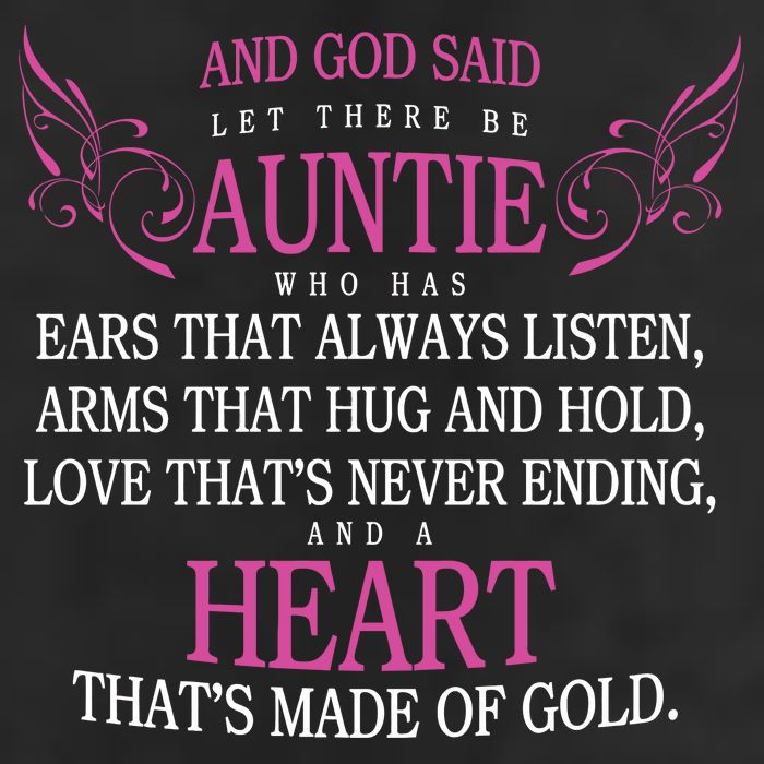 God Said Let There Be Auntie 25L Jumbo Tote