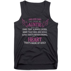 God Said Let There Be Auntie Tank Top