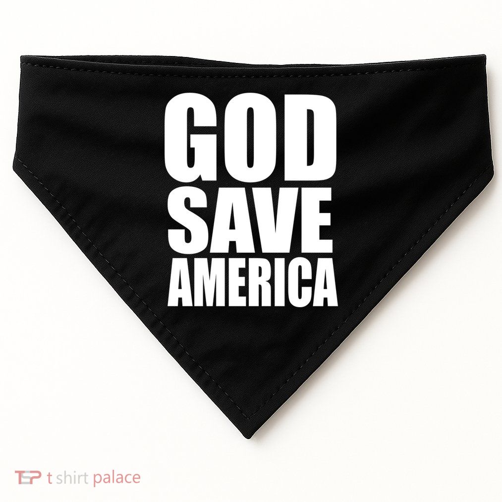 God Save America USA-Made Doggie Bandana