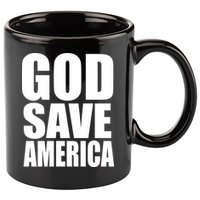 God Save America 11oz C Handle Ceramic Mug