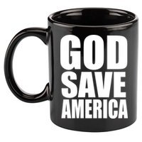 God Save America 11oz C Handle Ceramic Mug