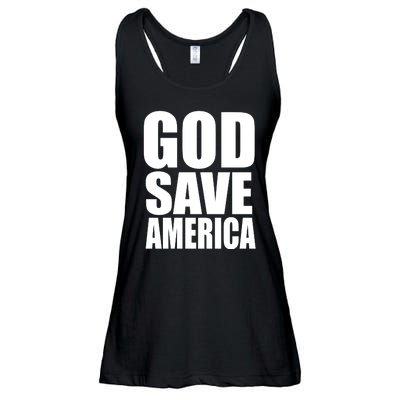 God Save America Ladies Essential Flowy Tank