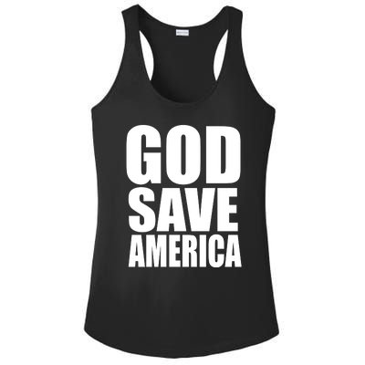 God Save America Ladies PosiCharge Competitor Racerback Tank