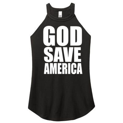 God Save America Women’s Perfect Tri Rocker Tank