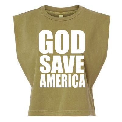 God Save America Garment-Dyed Women's Muscle Tee