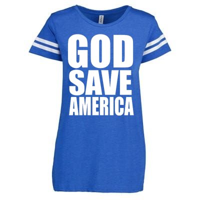 God Save America Enza Ladies Jersey Football T-Shirt