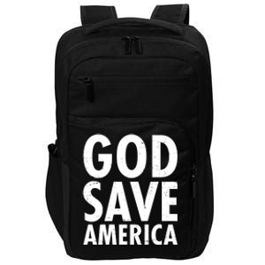 God Save America USA Religious Impact Tech Backpack