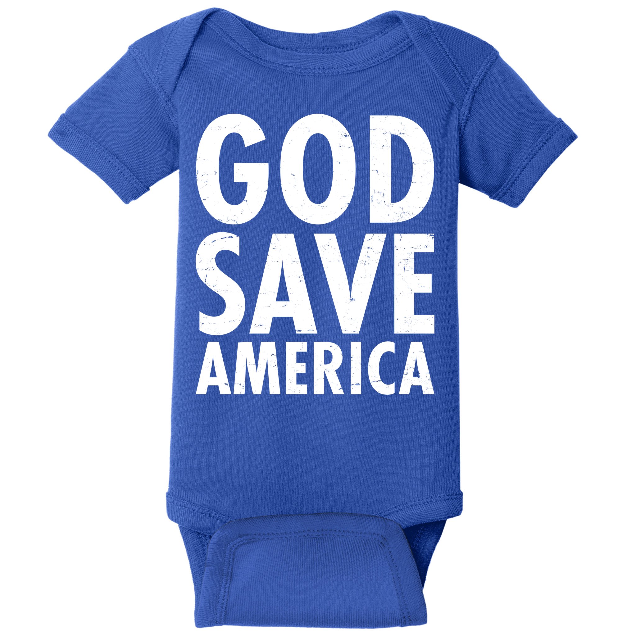 God Save America USA Religious Baby Bodysuit