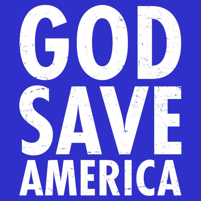 God Save America USA Religious Toddler T-Shirt