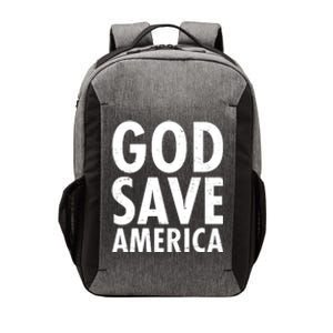 God Save America USA Religious Vector Backpack