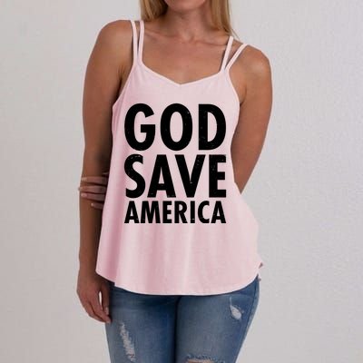 God Save America USA Religious Women's Strappy Tank