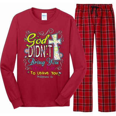 God Won't Leave You Long Sleeve Pajama Set