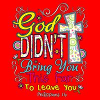 God Won't Leave You Zip Tote Bag
