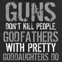Godfathers With Pretty Goddaughters Kill People Golf Towel