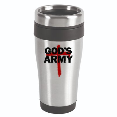 God's Army 16oz Travel Tumbler