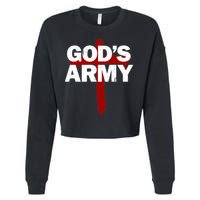 God's Army Cropped Pullover Crew