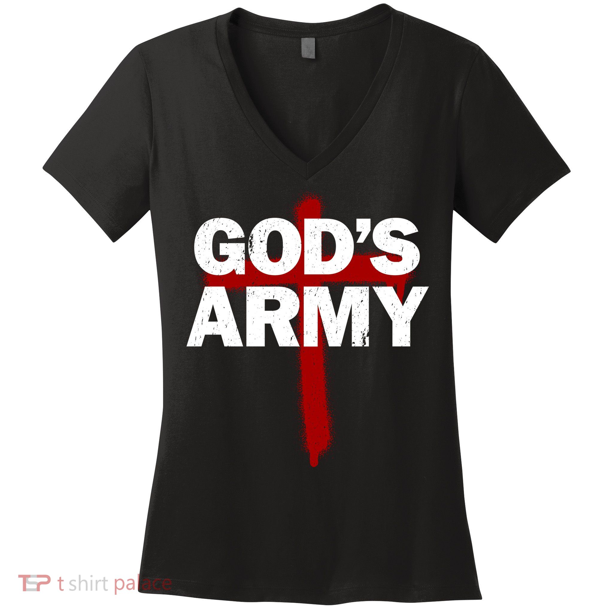 God's Army Women's V-Neck T-Shirt