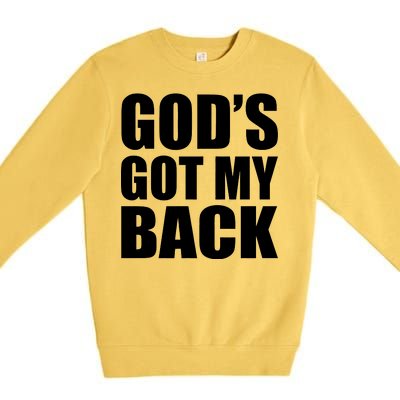 God's Got My Back Premium Crewneck Sweatshirt