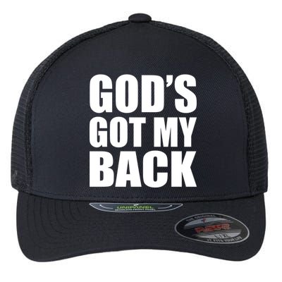 God's Got My Back Flexfit Unipanel Trucker Cap