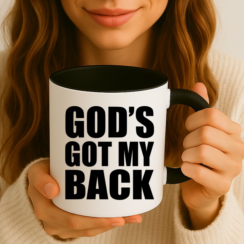 God's Got My Back Mug