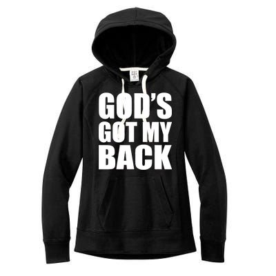 God's Got My Back Women's Fleece Hoodie