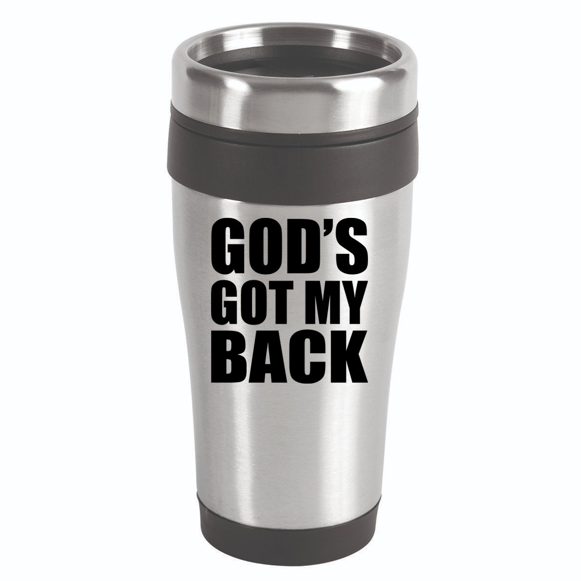 God's Got My Back 16oz Travel Tumbler