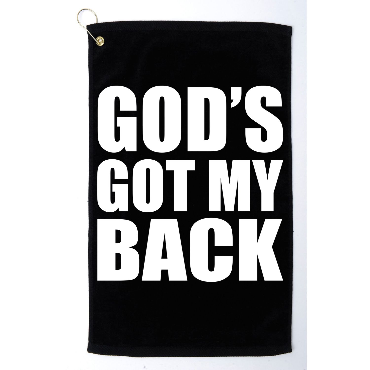 God's Got My Back Golf Towel