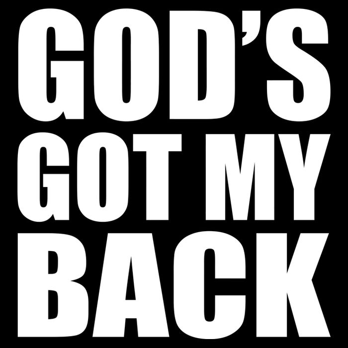 God's Got My Back Cropped Pullover Crew