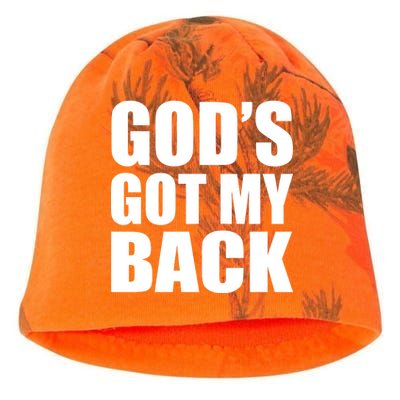 God's Got My Back Kati - Camo Knit Beanie