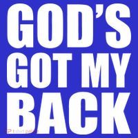 God's Got My Back Button