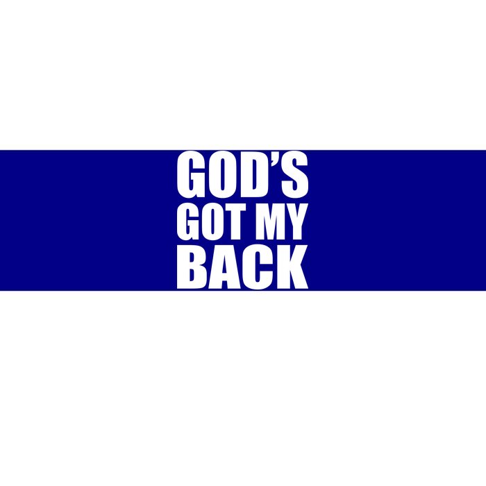 God's Got My Back Bumper Sticker