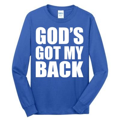 God's Got My Back Tall Long Sleeve T-Shirt