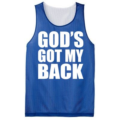 God's Got My Back Mesh Reversible Basketball Jersey Tank