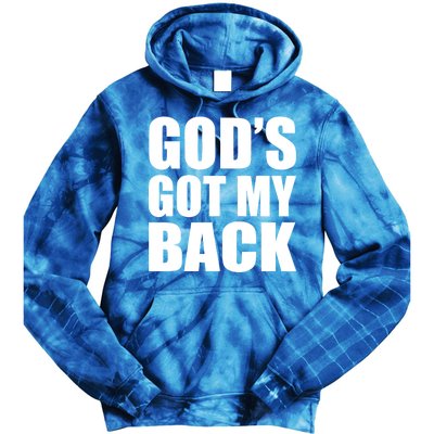 God's Got My Back Tie Dye Hoodie