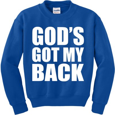 God's Got My Back Kids Sweatshirt