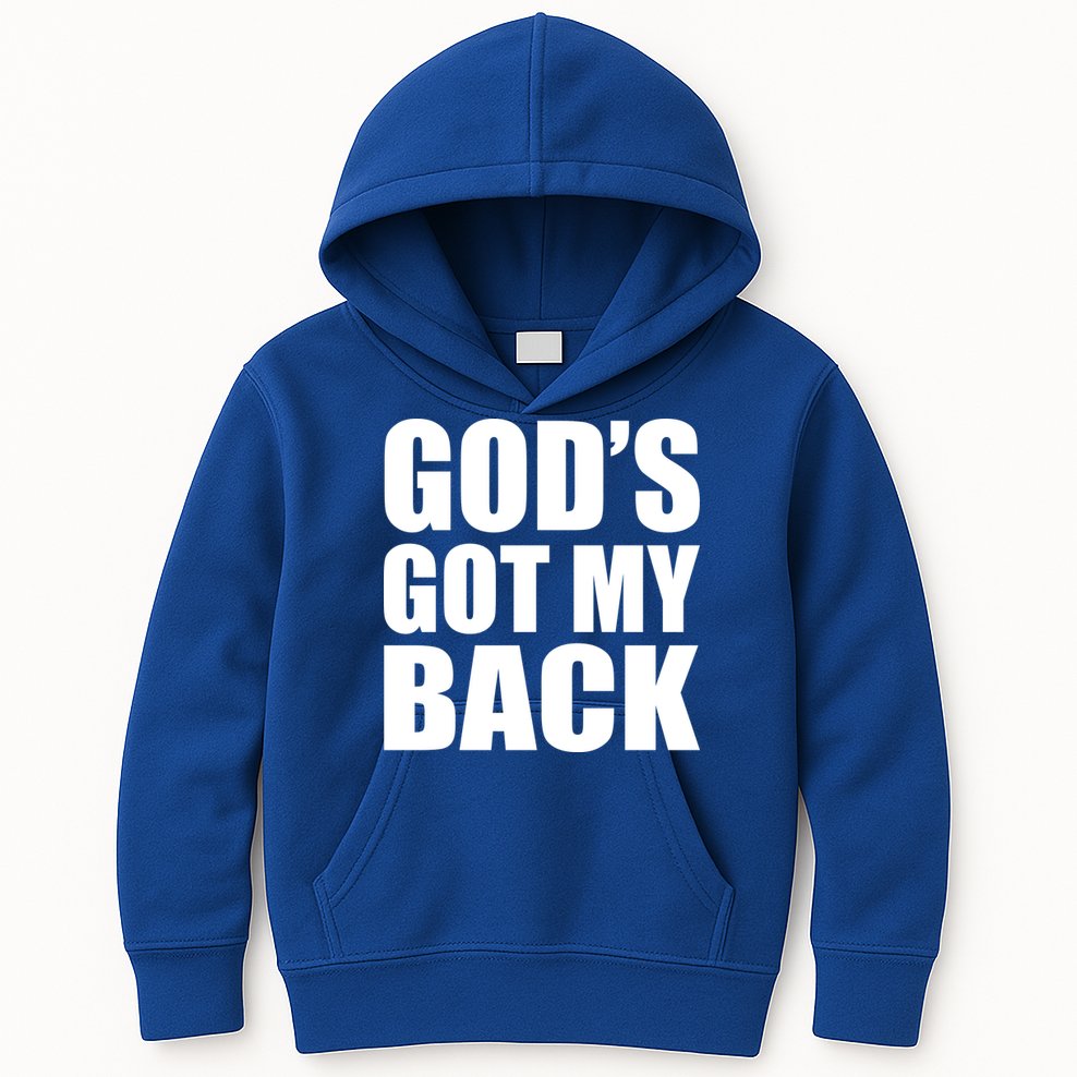 God's Got My Back Kids Hoodie